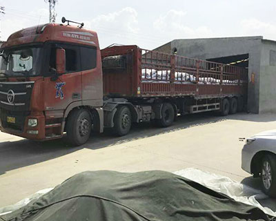 貨物裝車完畢準備發貨